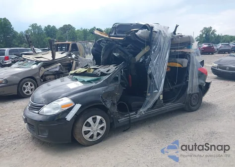 2012 Nissan Versa 1.8 S z USA, uszkodzony, nr VIN 3N1BC1CP7CK289229